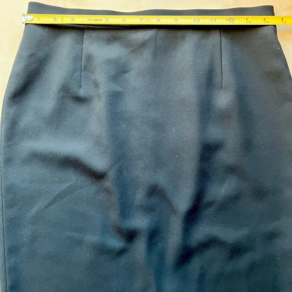 Laura Ashley Vintage Classic Black Pencil Skirt size 8
